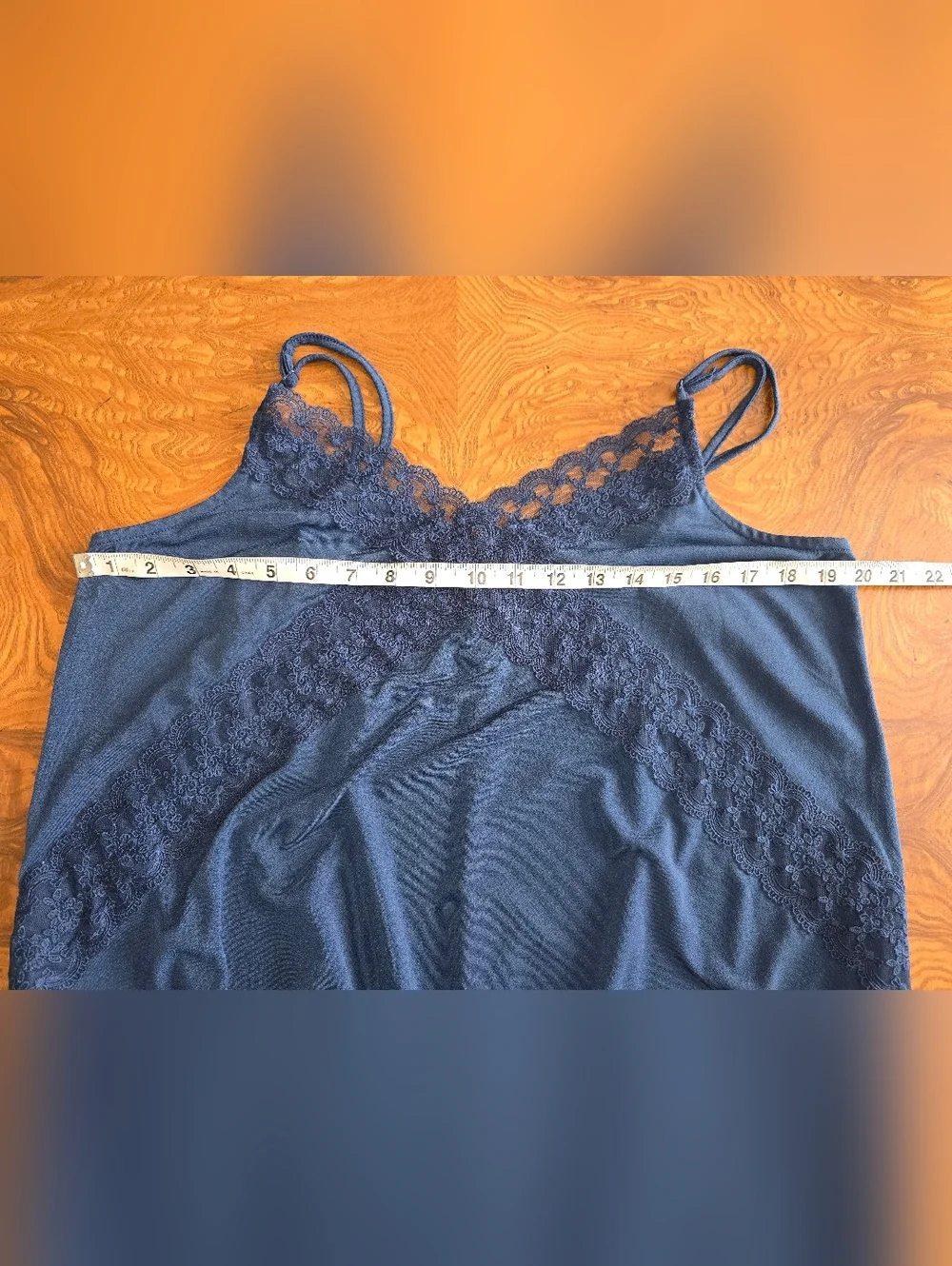 Lane Bryant Navy Lace Camisole Womens Size 16W/18W - Picture 4 of 4